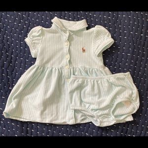 Ralph Lauren Oxford Dress with Bloomers (Never Worn)